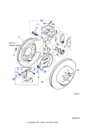 C2A1542 - Jaguar Brake pad kit