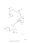 MJA5712AC - Jaguar Brake pipe