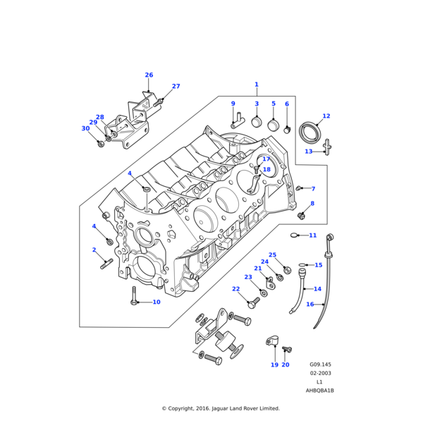 257017 - Land Rover Screw
