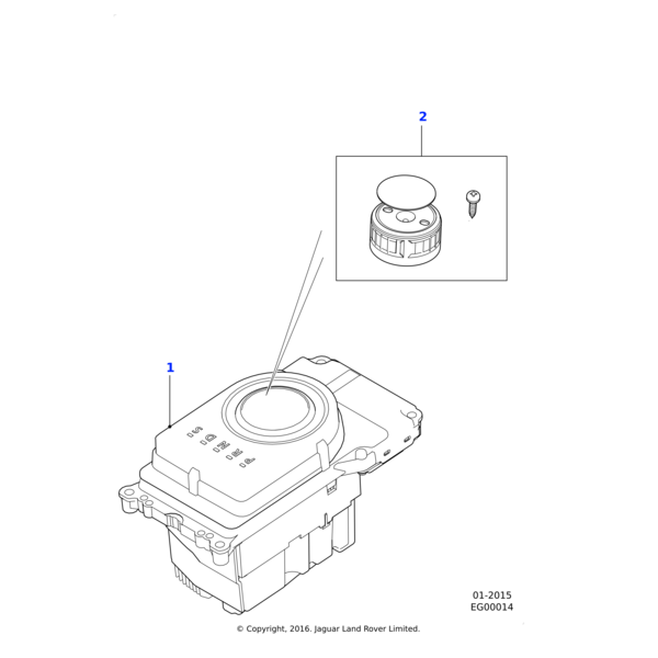 T4N4303 - Jaguar Rotary switch kit