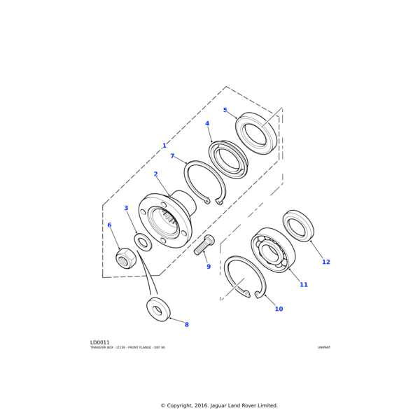 216962 - Land Rover Circlip