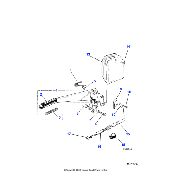 NY605041 - Jaguar Land Rover Nut-flange
