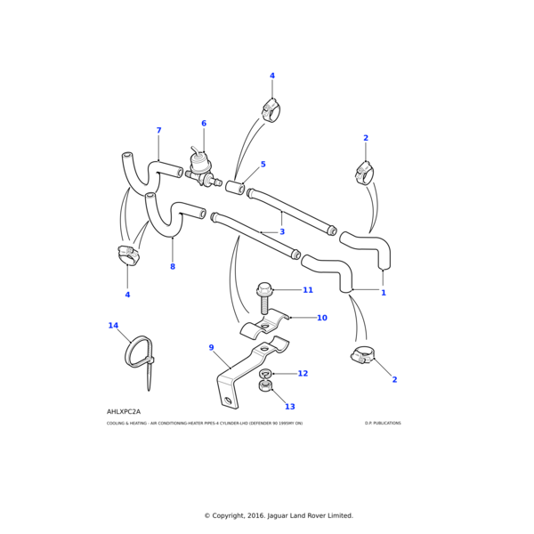 Land Rover Clip-Hose