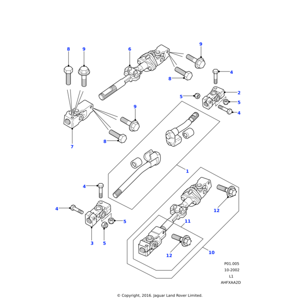 Land Rover Joint-universal steering linkage