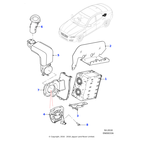 T4N25167 - Jaguar Information and entertainment module