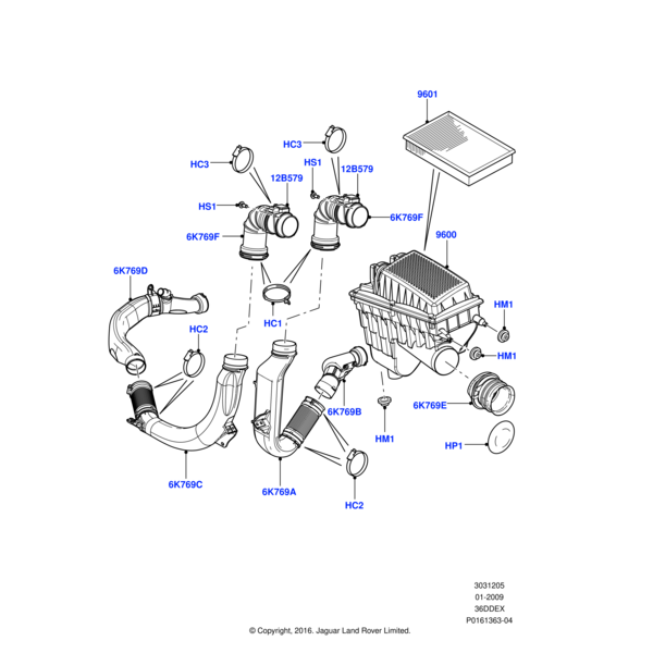 Land Rover Clip-Hose