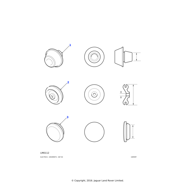 338013 - Land Rover Plug-blanking