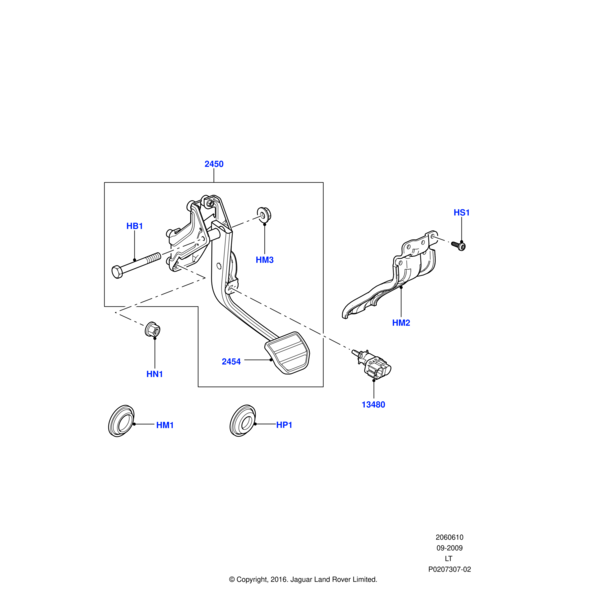 FN110041 - Jaguar Land Rover Nut-flange