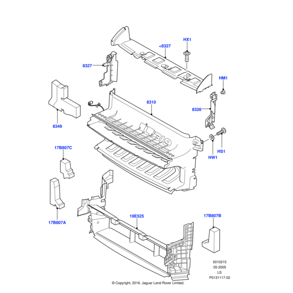 WJ105001 - Jaguar Land Rover Washer