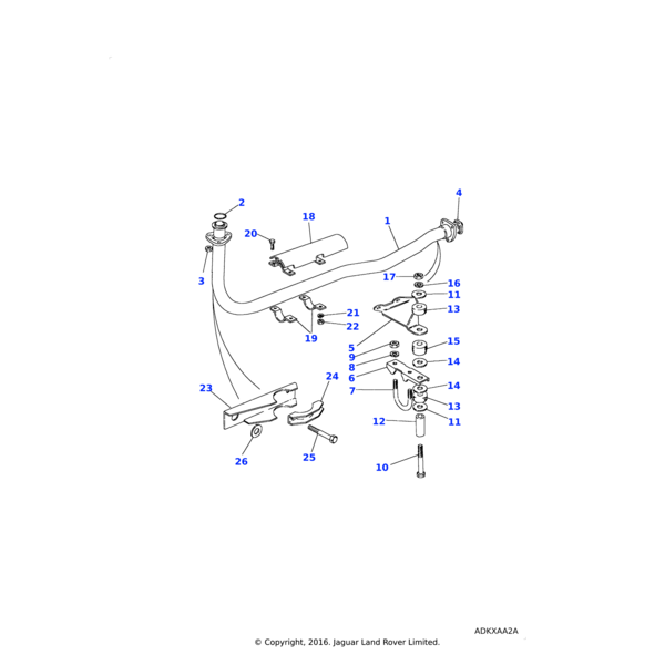 AFU2778L - Land Rover Nut - Hex.