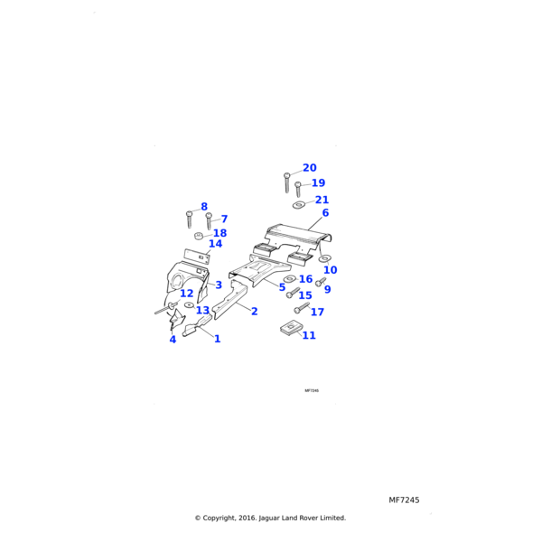 AW608081 - Jaguar Land Rover Screw